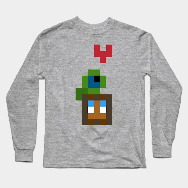 Pixel Sam and Tim Long Sleeve T-Shirt by CowboyYeehaww